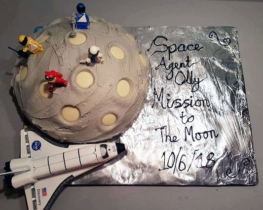 Moon Landing Cake