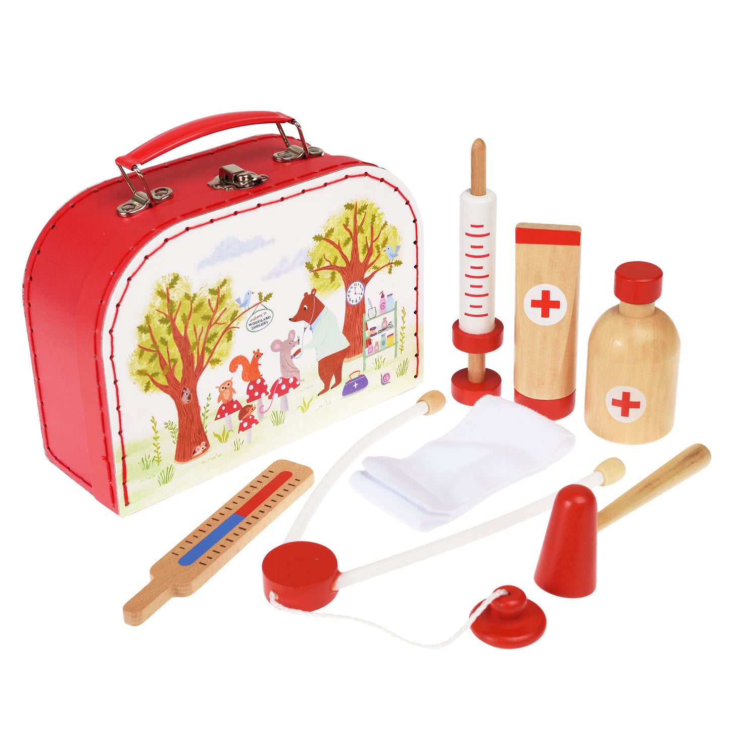 wooden doctor set