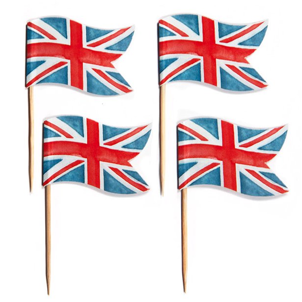 Union Jack flag picks