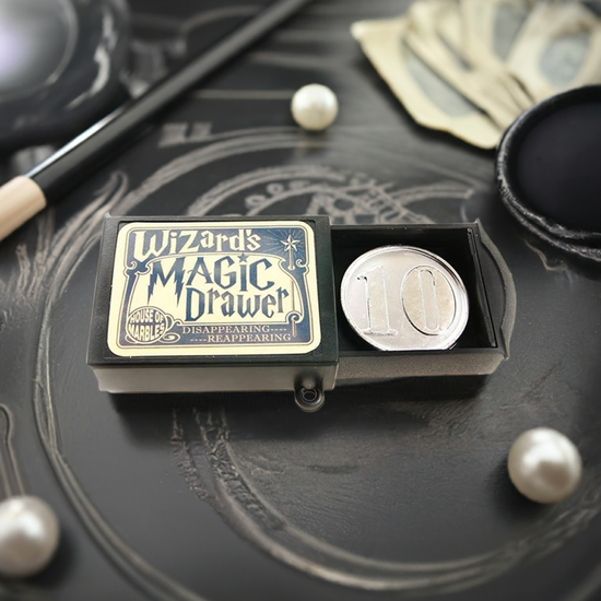 Wizard Magic Drawer - Disappearing Coin Trick