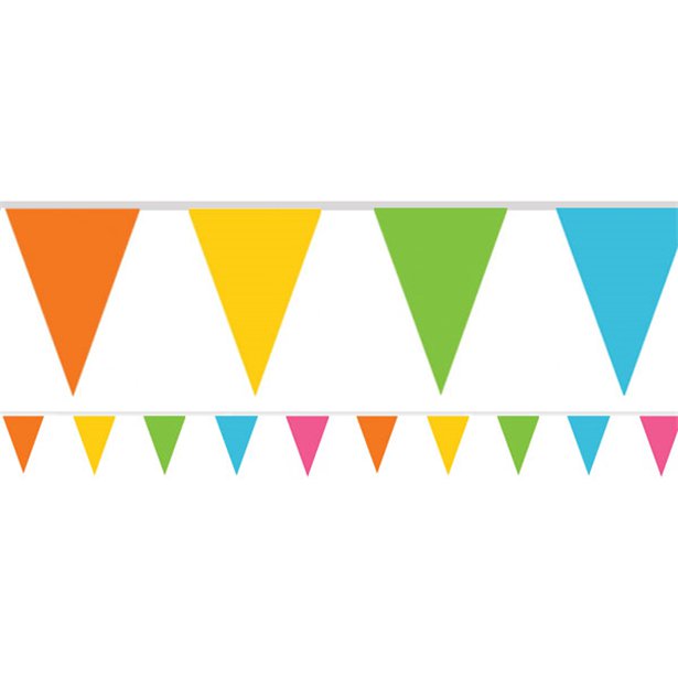 multi coloured bunting