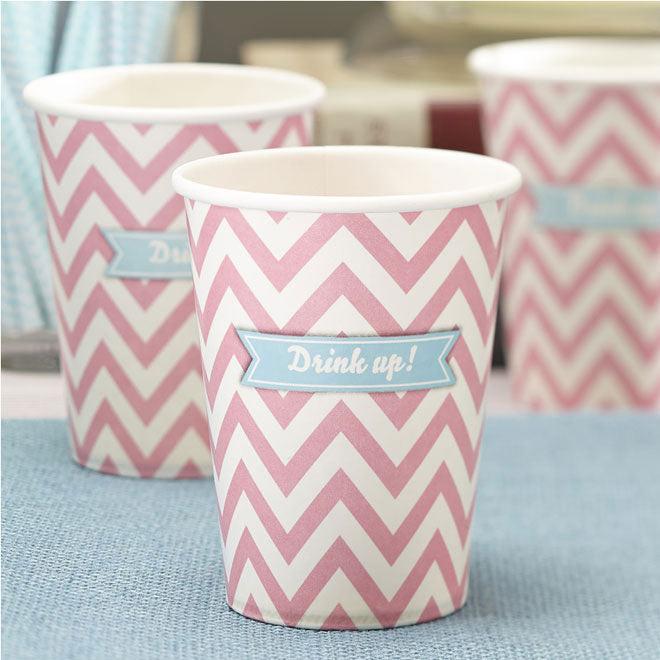 chevron divine paper cups
