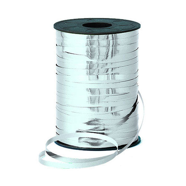 curling ribbon silver