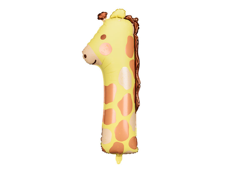 Number Animal Foil Balloon - 34 inch