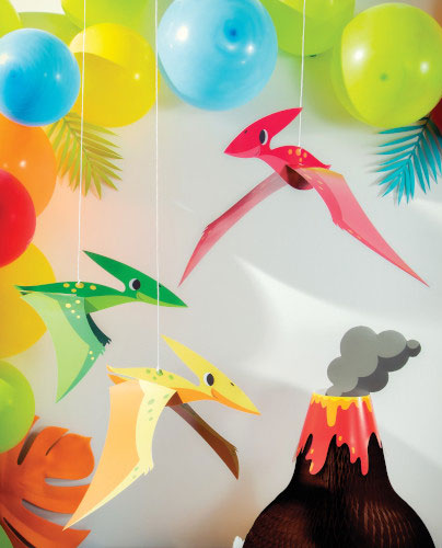 hanging dinosaur decorations