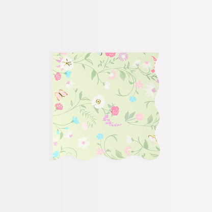 Laduree Floral Small Napkins - 16 pack