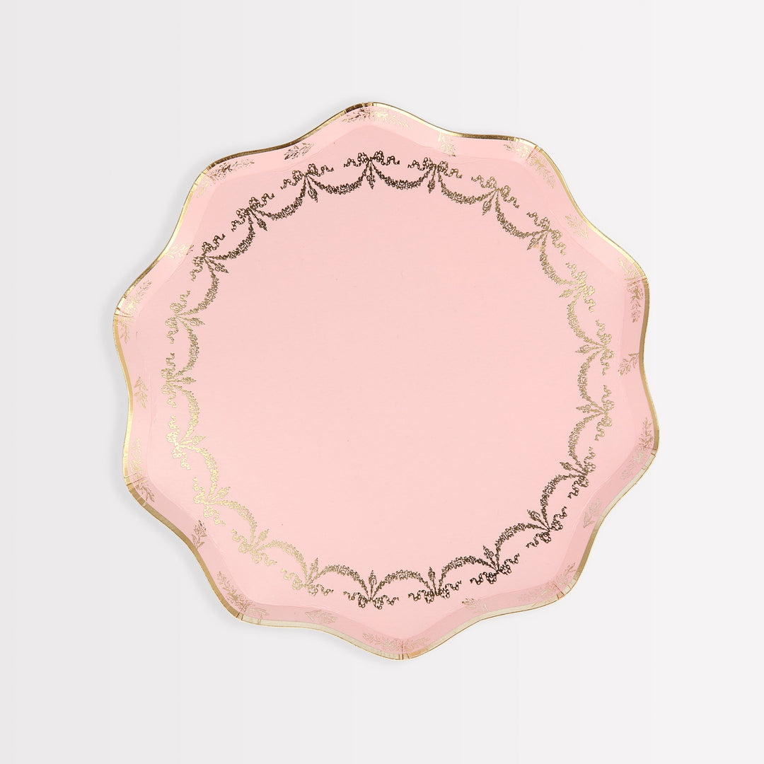 laduree plates pink