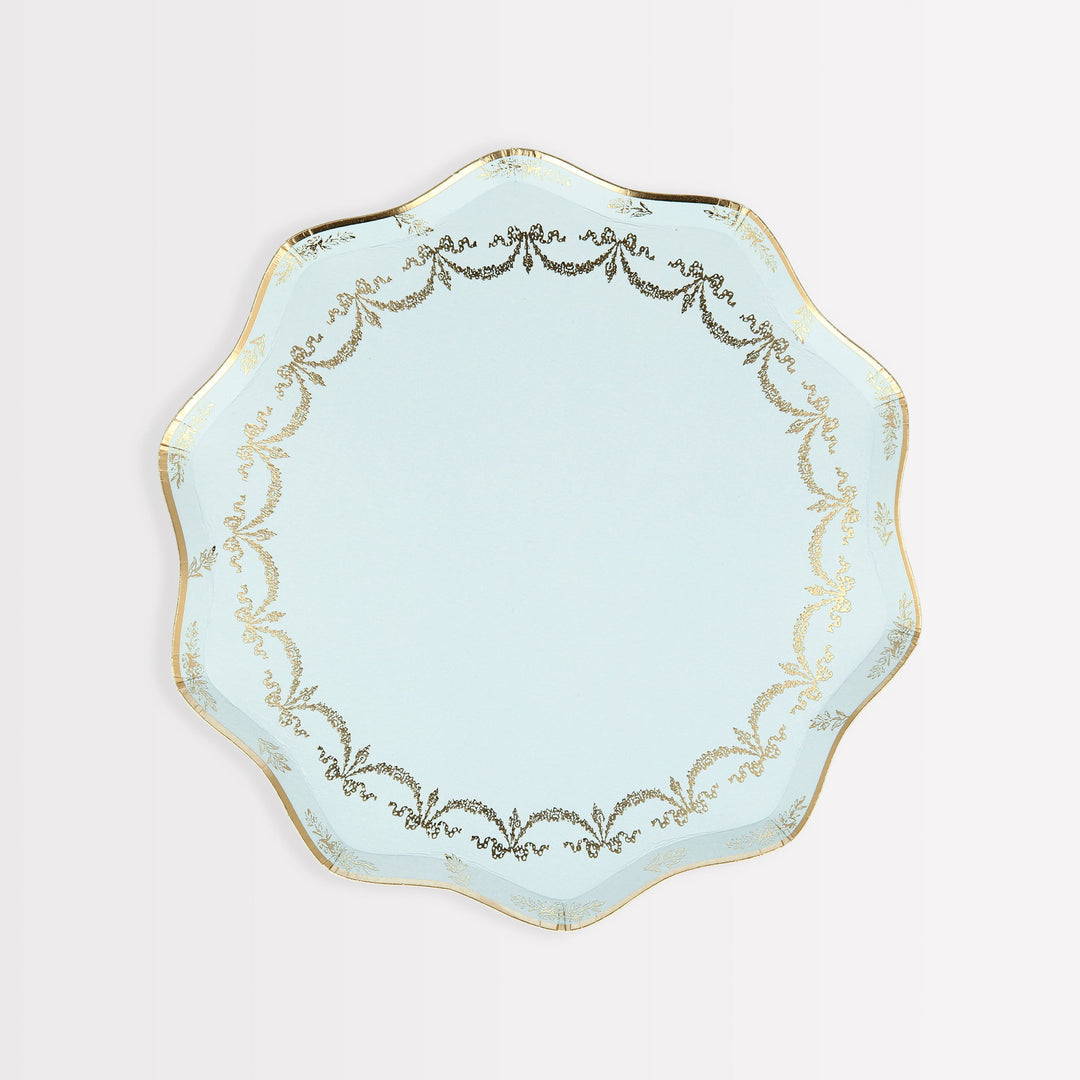 laduree plates blue