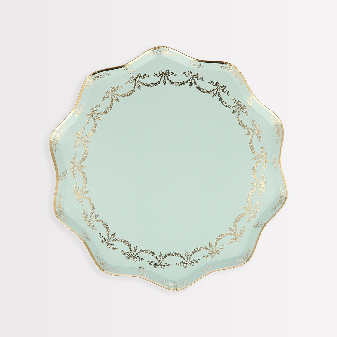 laduree plates blue