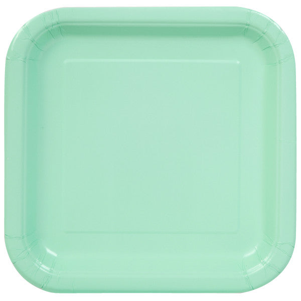 mint square plates