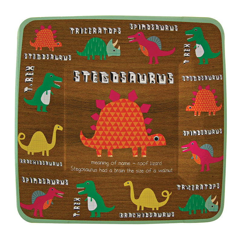 Dinosaur paper plates