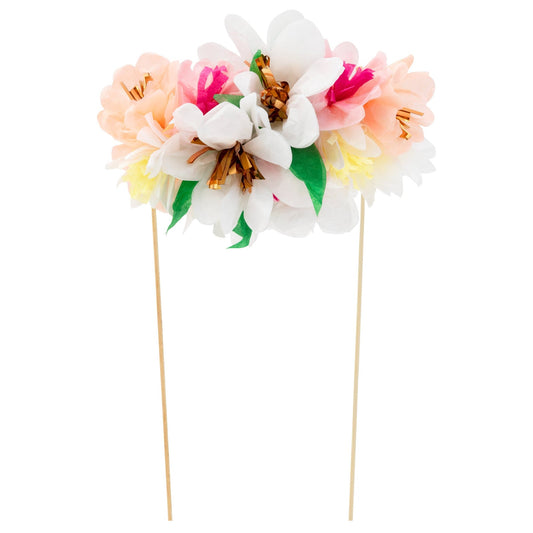 flower cake topper