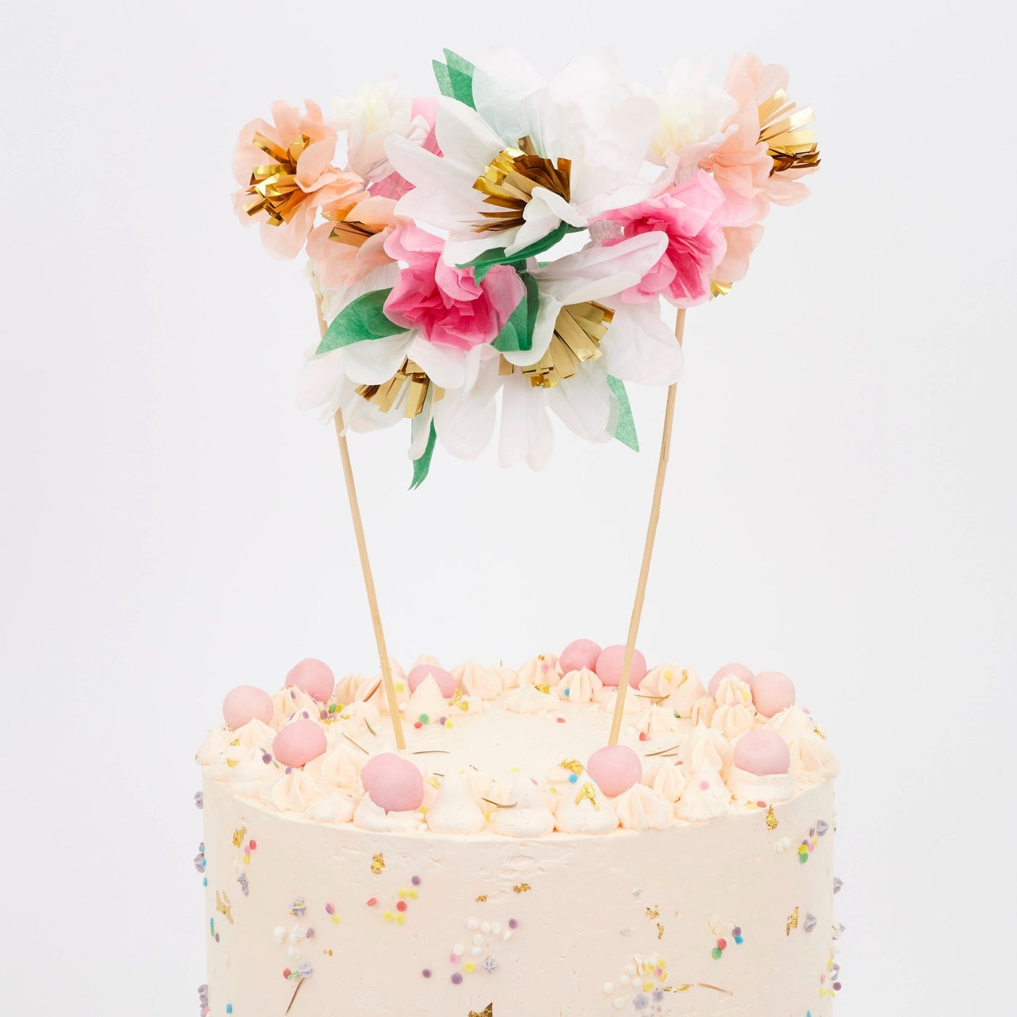 flower cake topper