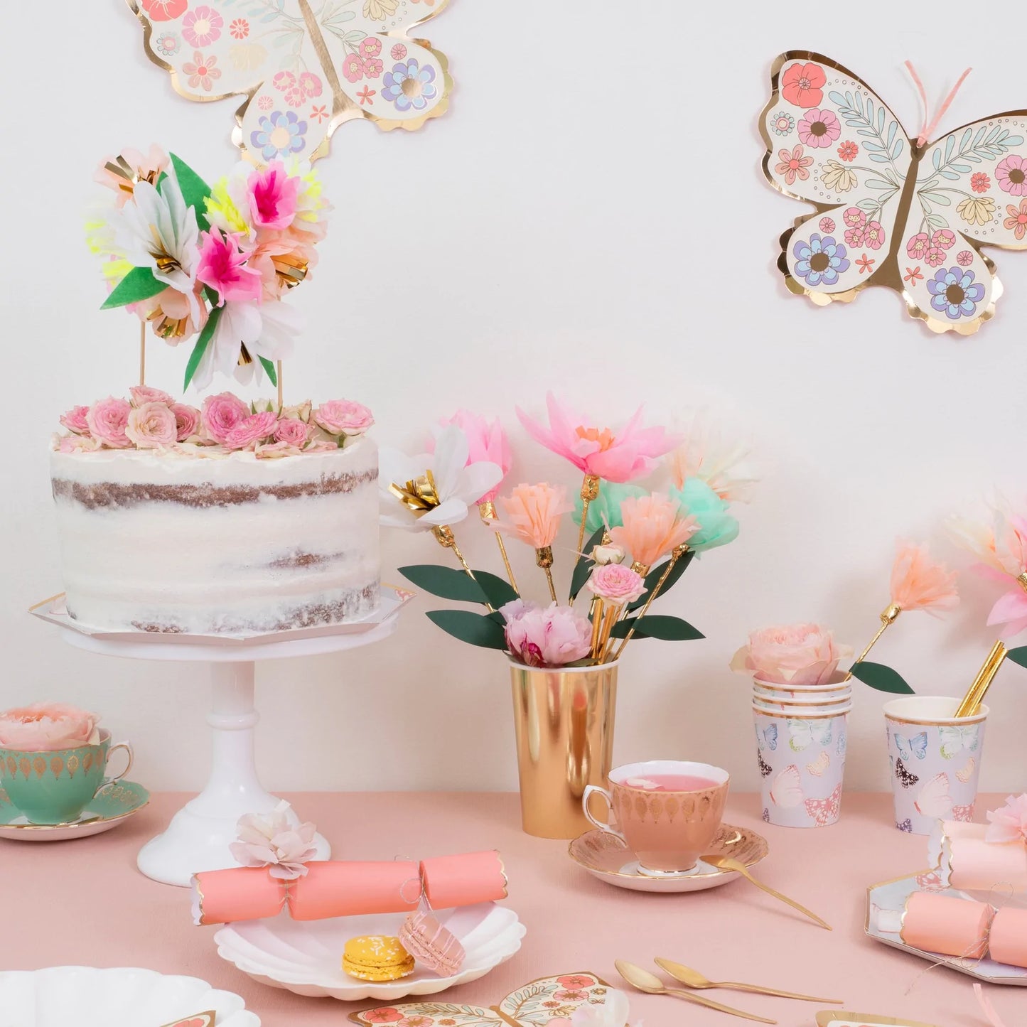 flower cake topper