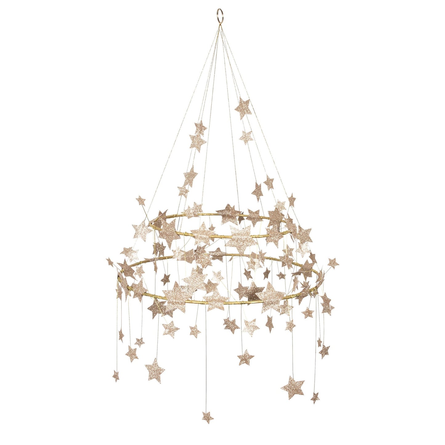 gold star chandelier