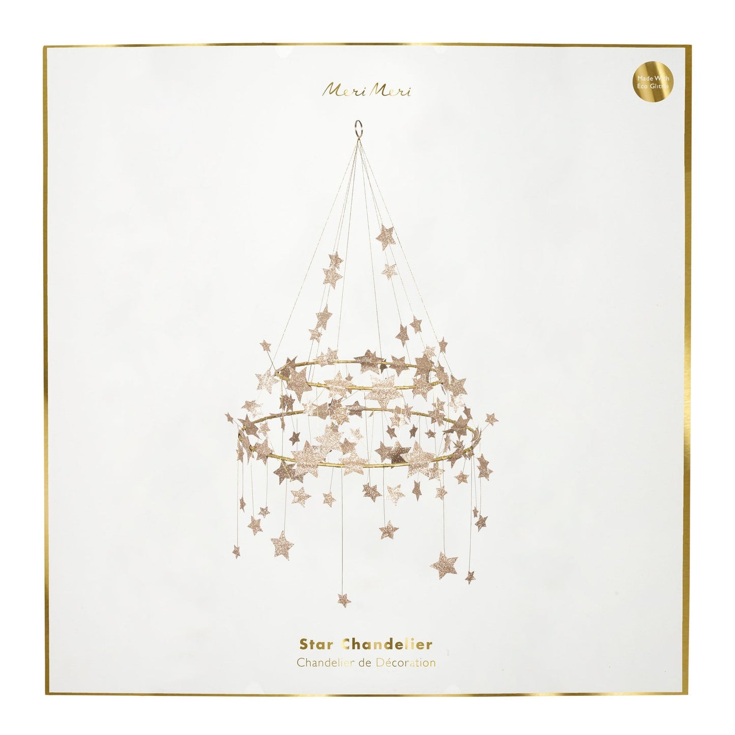 gold star chandelier
