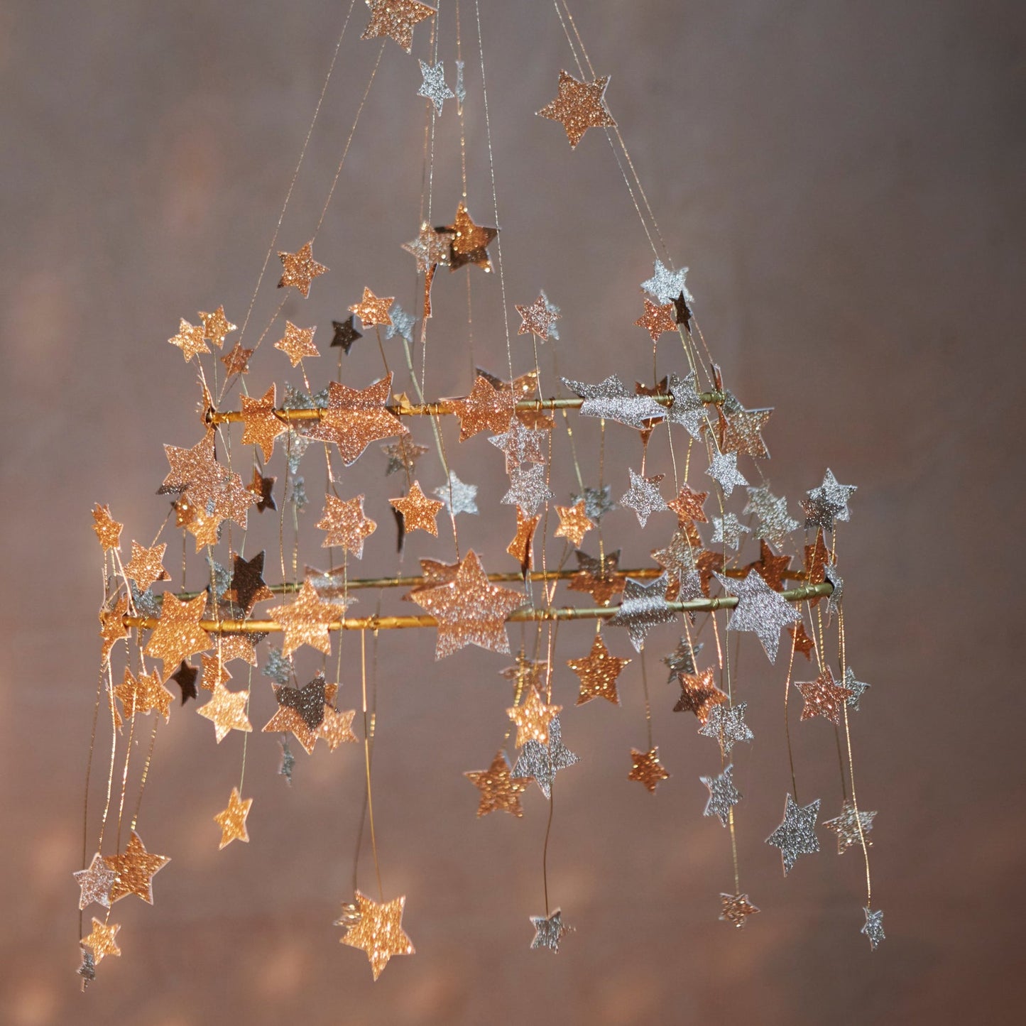 gold star chandelier