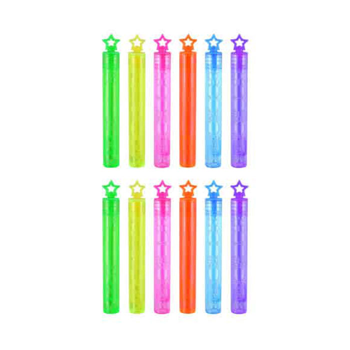 Neon bubble wands