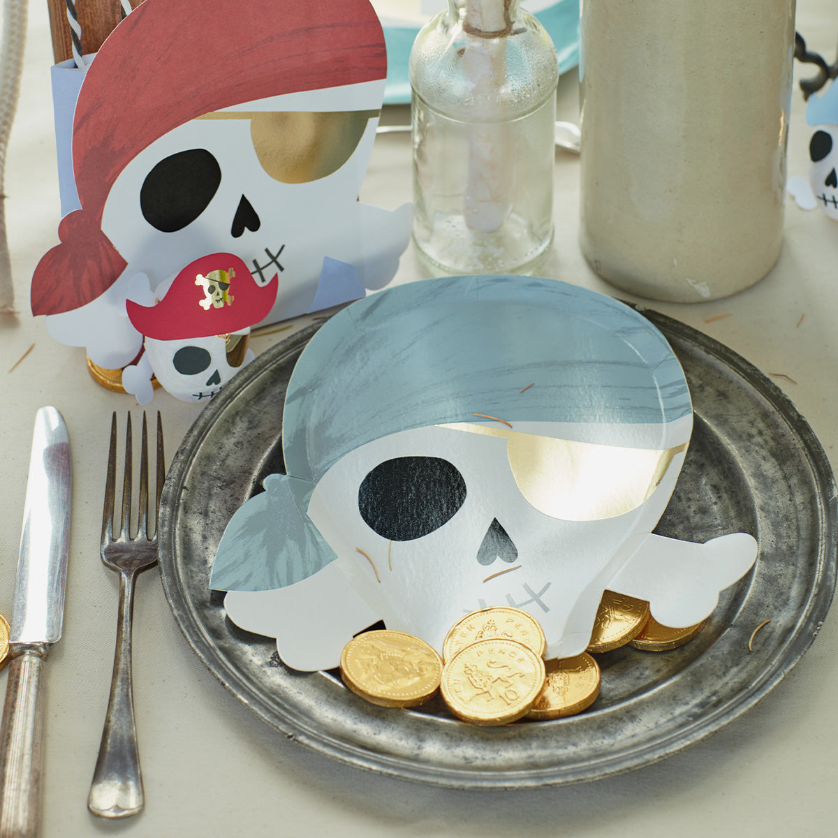 Pirate Plates (x 8)