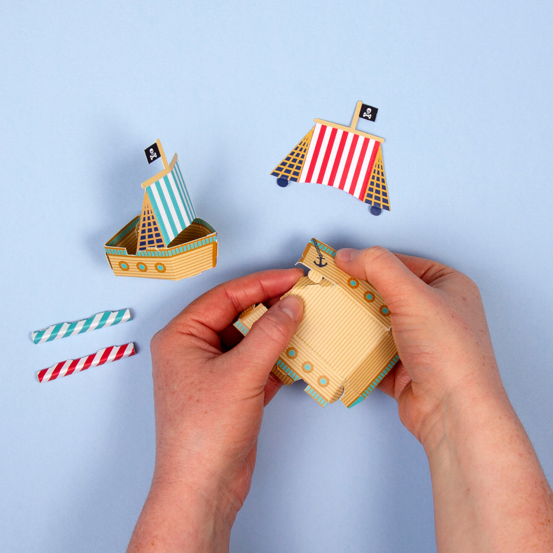 Create Your Own Pirate Blow Boats