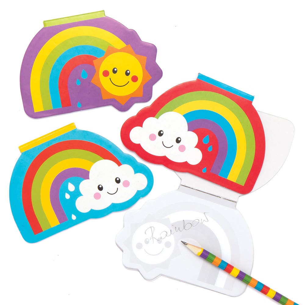rainbow notepad