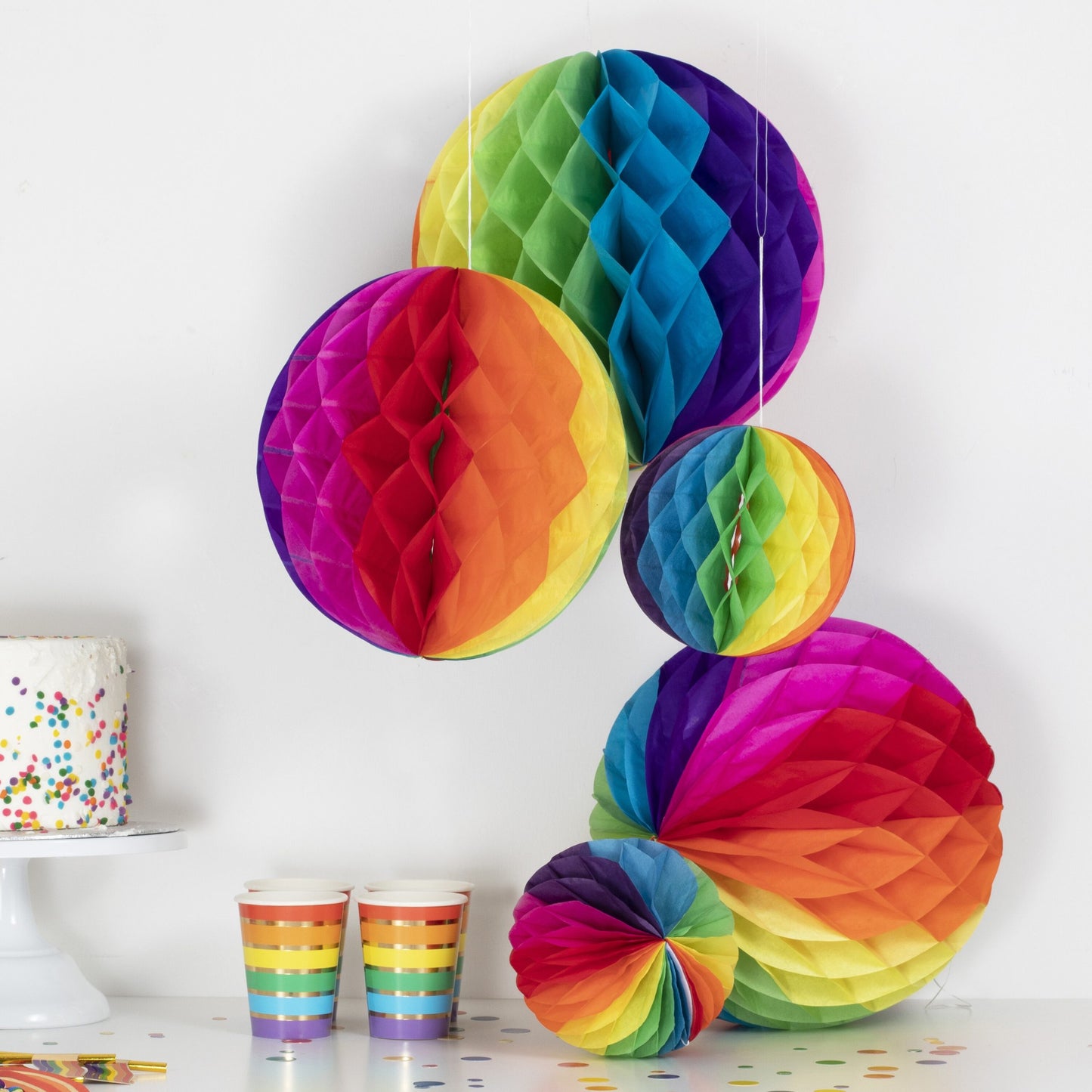 Rainbow Honeycombs