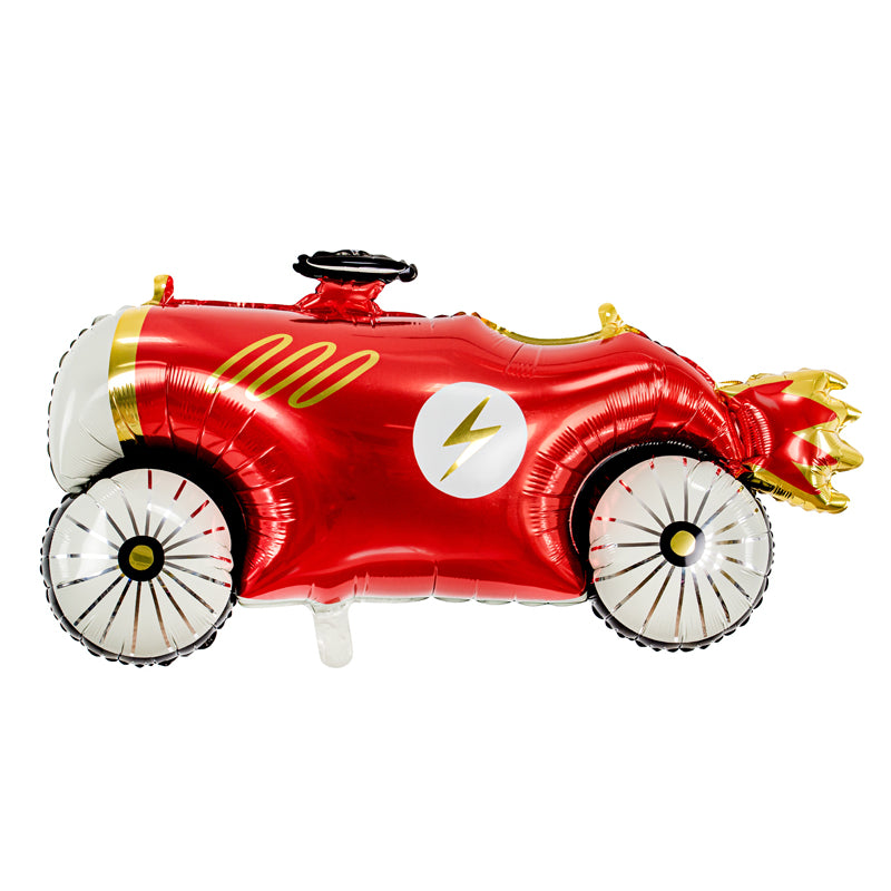 Red car balloon