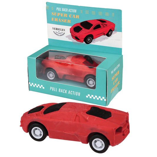 red car eraser box