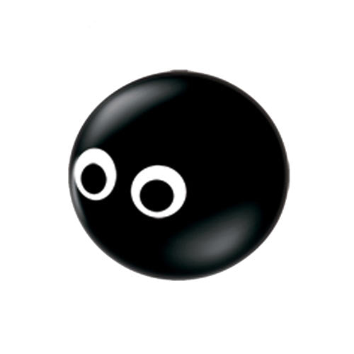 Latex Mini Balloons - Onyx Black Spider Eyes 5" - 5pk