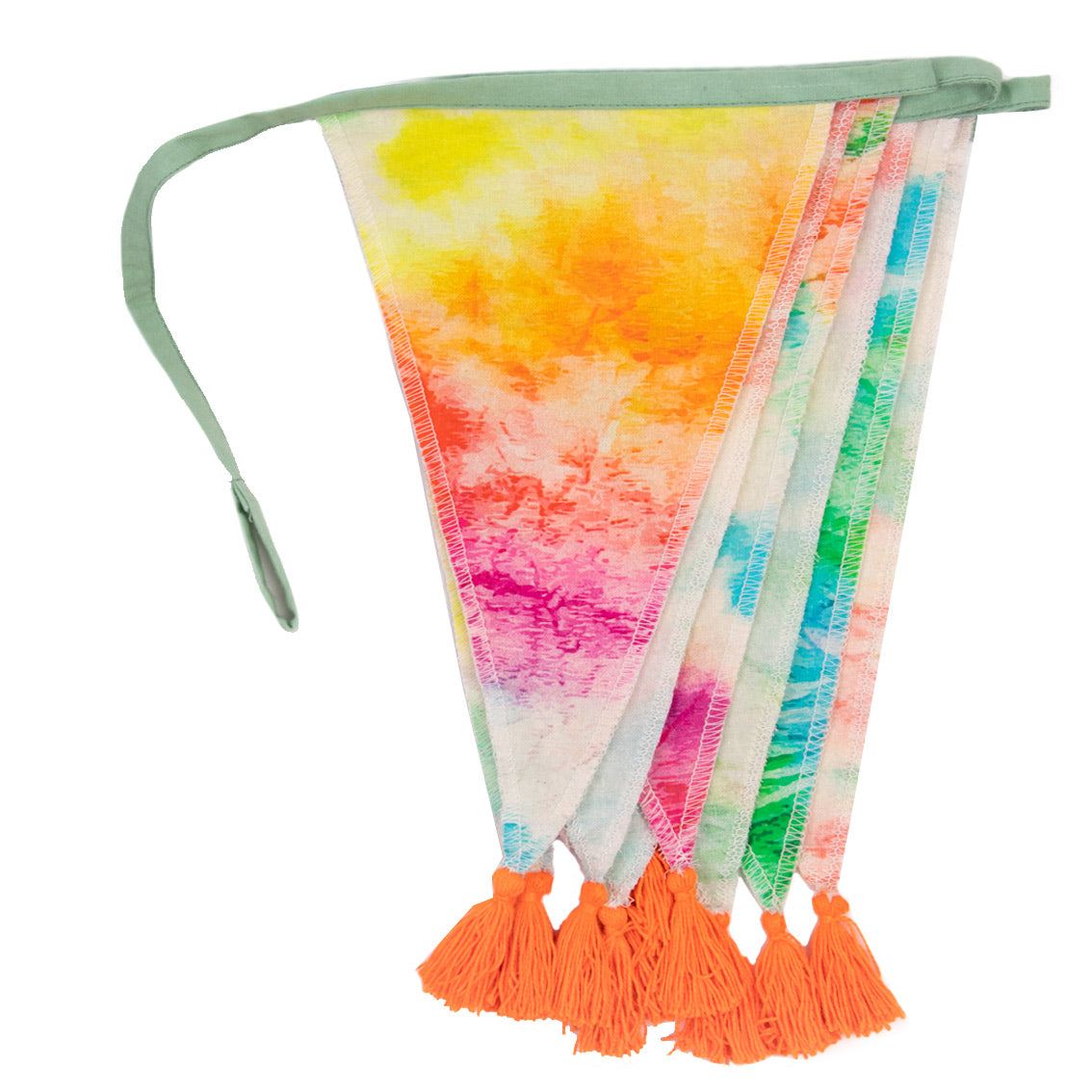 tie dye bunting