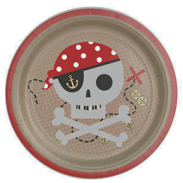 treasure island pirate plates