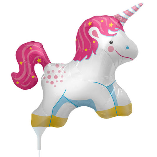 Small unicorn foil balloon