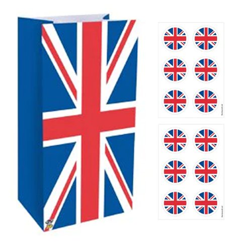 union jack paper bags