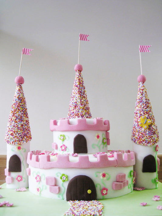 Princess castle cake