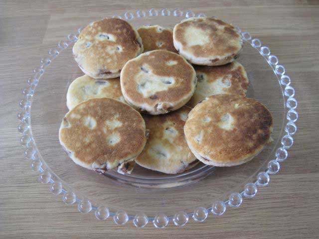 plate of welsh cakes