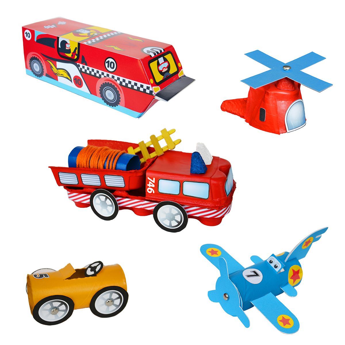 ReCycleMe Medium Craft Kit - Cars and Planes