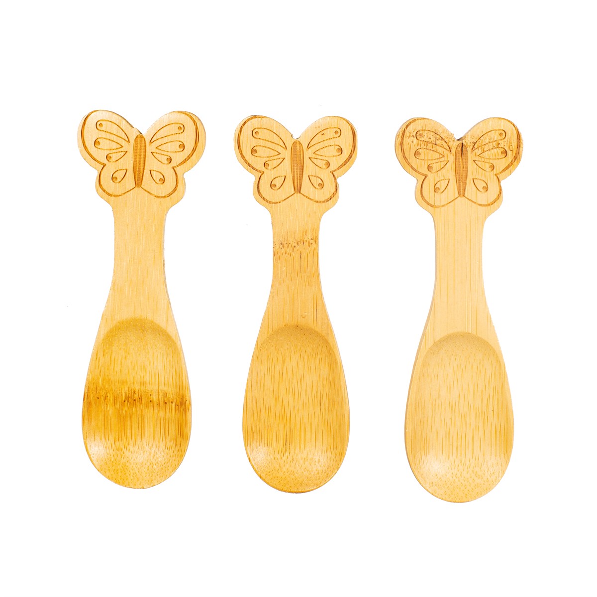 Butterfly Bamboo Spoons