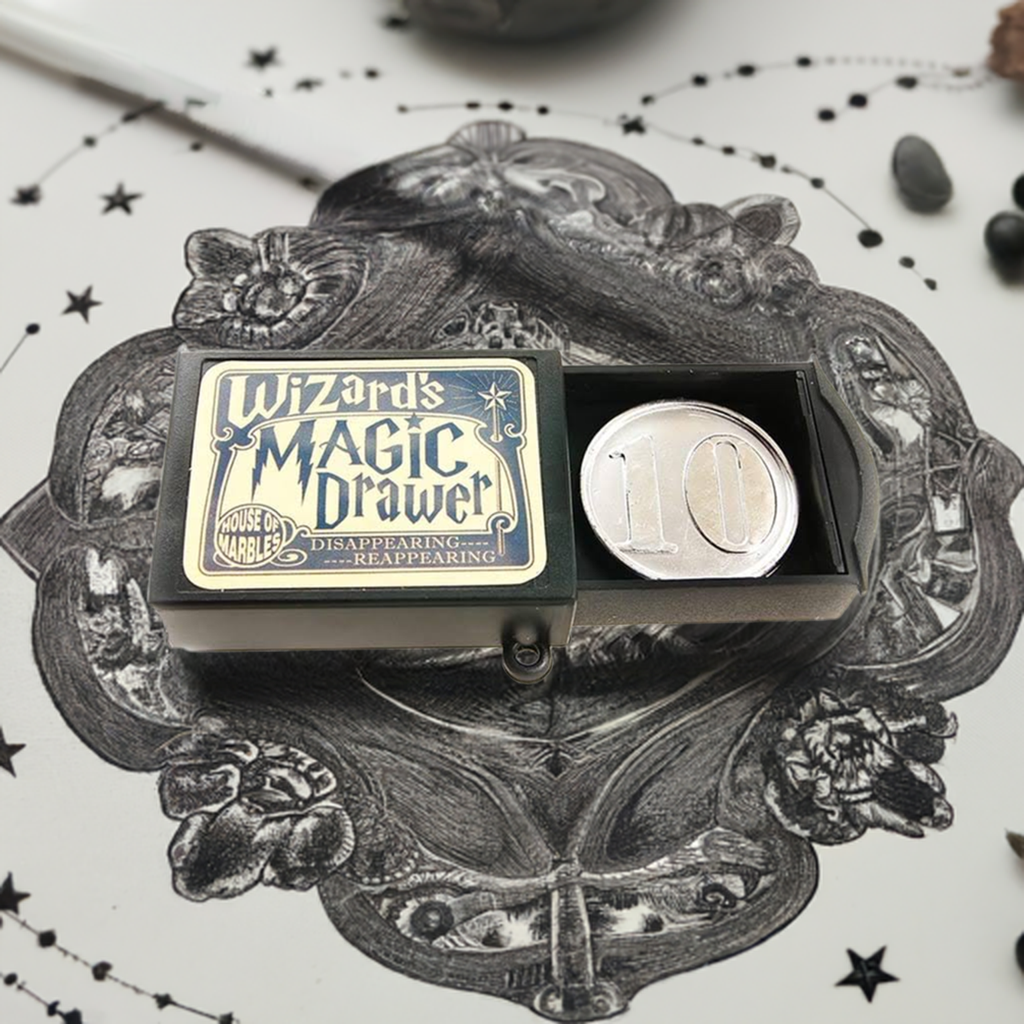 Wizard Magic Drawer - Disappearing Coin Trick