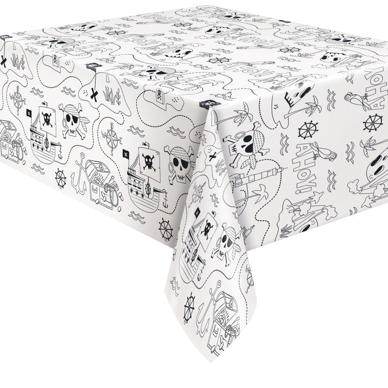 Ahoy Pirate Colour In Table Cover