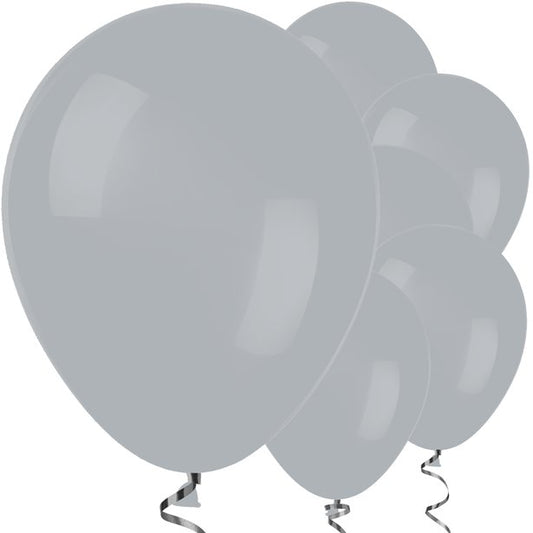 Grey balloons