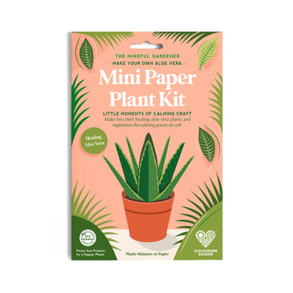 Make Your Own Mindful Aloe Vera Paper Plant Kit