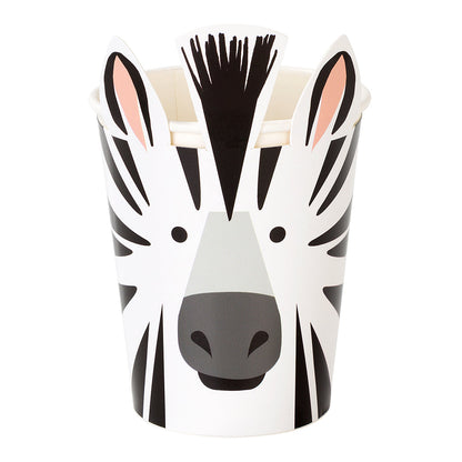 Party Animals Zebra Cups - 8pk