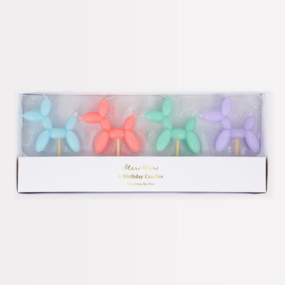 Balloon Dog Candles - 4 pack