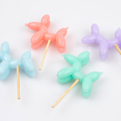 Balloon Dog Candles - 4 pack