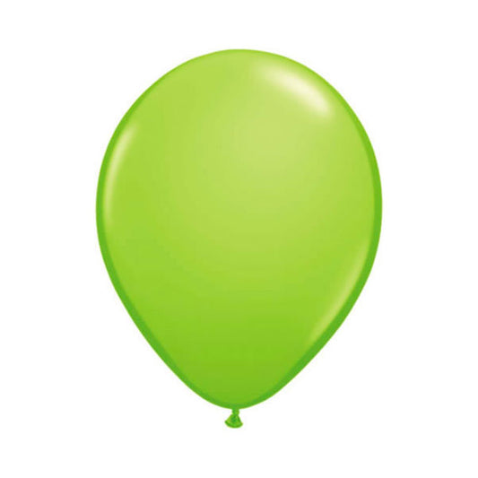 lime green balloons