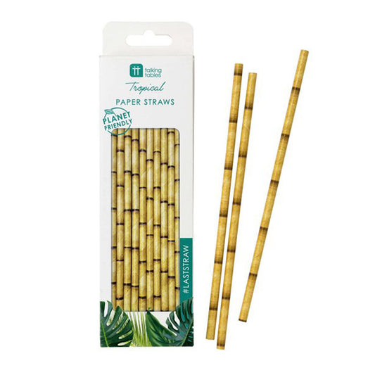 Bamboo paper straws