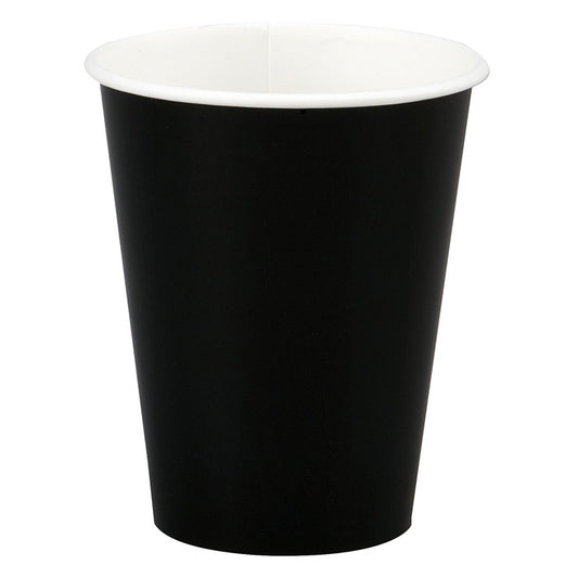 black paper cup