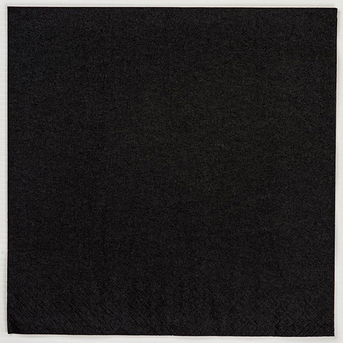 black paper napkin