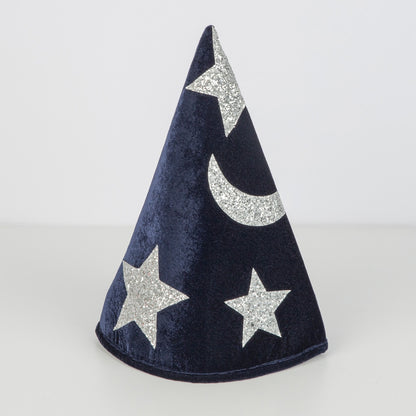 Blue Velvet Wizard Costume - Age 3-6