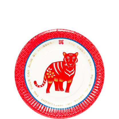 Chinese New Year Tiger Plate